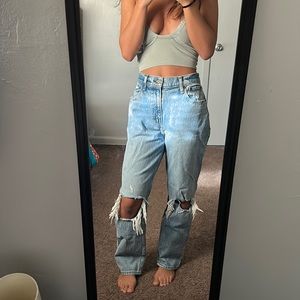 The 90’s Straight Ultra High Rise, Curve love